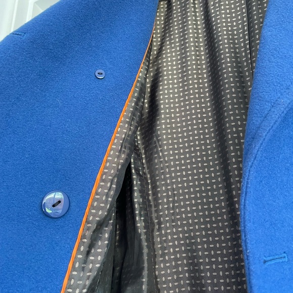Marcs royal blue wool Jacket coat | size 8 | dry cleaned - Picture 6 of 10